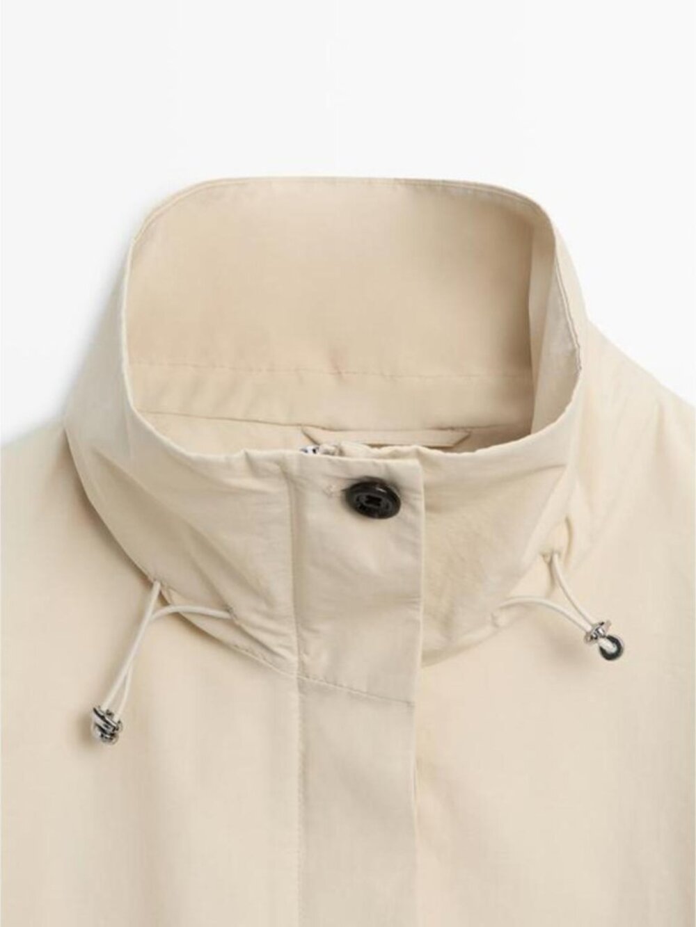 MASSIMO DUTTI HIGH NECK BOMBER PUFF JACKET - Picture 9 of 9